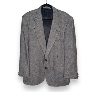 Burberrys' Houndstooth Blazer Nordstrom 100% Came… - image 1